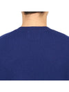 Evans Logo Crew Neck Knit Top Blue - ISABEL MARANT - BALAAN 8