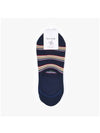 Striped 3 Pack Fake Socks Black Navy Grey - PAUL SMITH - BALAAN 5