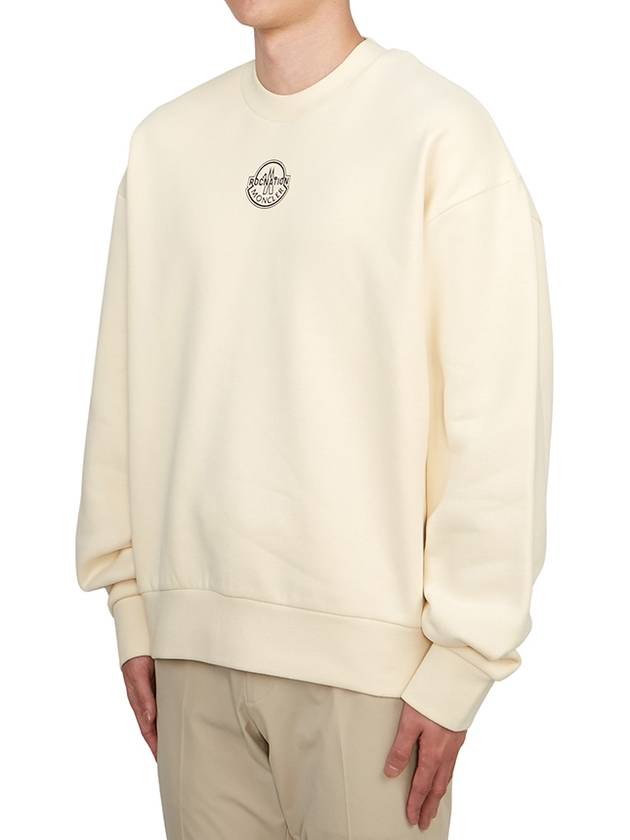 Genius Sweatshirt Ivory - MONCLER - BALAAN 3