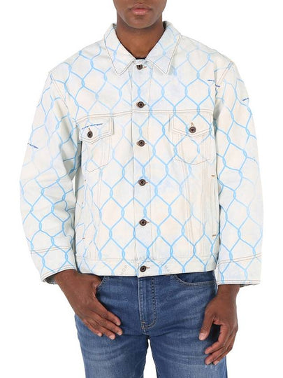 Fence Denim Jacket Light Blue - OFF WHITE - BALAAN 2