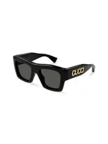 24SS Sunglasses GG1772S 001 BLACK BLACK GRAY - GUCCI - BALAAN 1