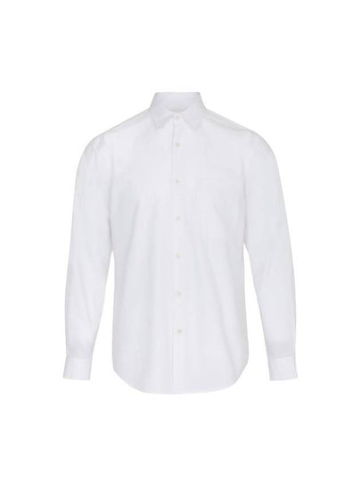 Relax Cotton Long Sleeve Shirt White - SOLEW - BALAAN 2