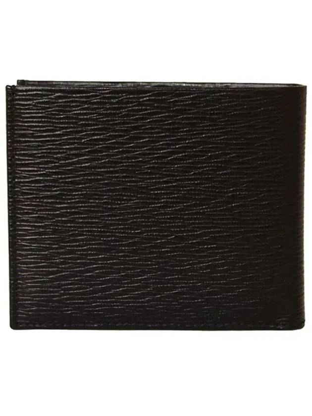 Gancini Half Wallet Black - SALVATORE FERRAGAMO - BALAAN 3