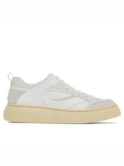 Casina Mix Low Top Sneakers White - SALVATORE FERRAGAMO - BALAAN 2