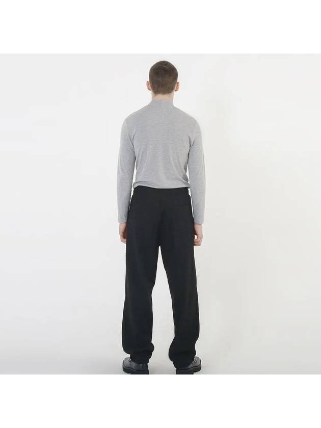 Ribbed Knit String Pants Black - CHANCE'S NOI - BALAAN 9