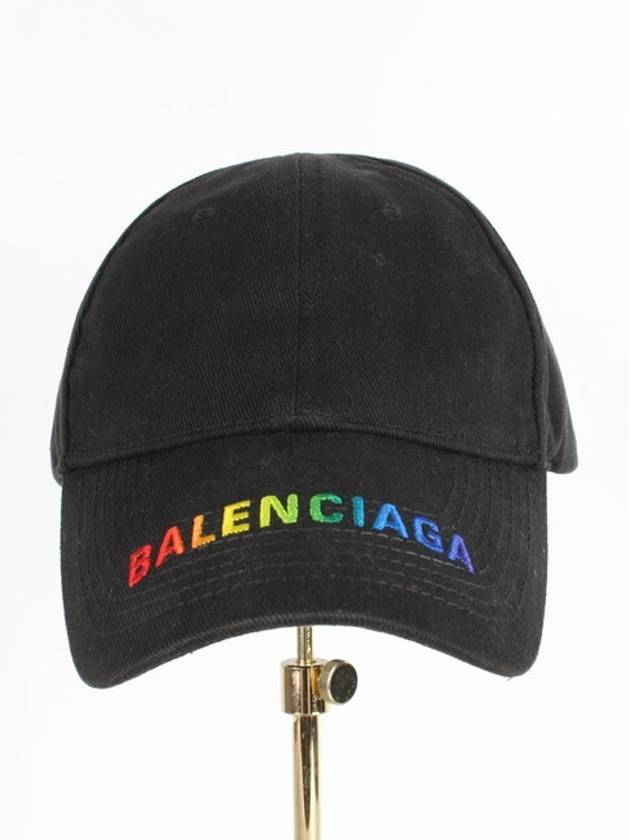 Rainbow embroidered logo ball cap - BALENCIAGA - BALAAN 3