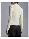 Women's Padded Down Cotton Zip-Up Jacket White - MONCLER - BALAAN 4