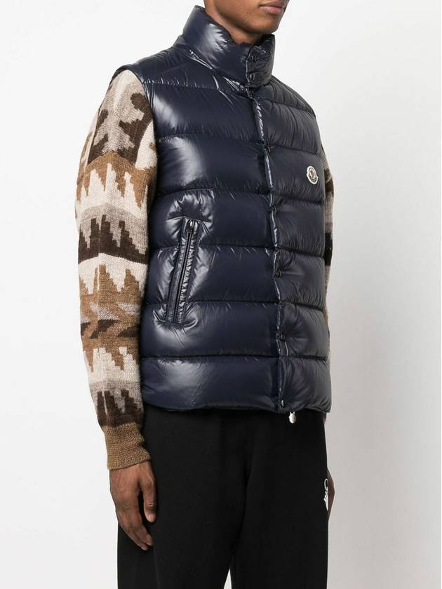 Tibb Down Vest Dark Blue - MONCLER - BALAAN 5