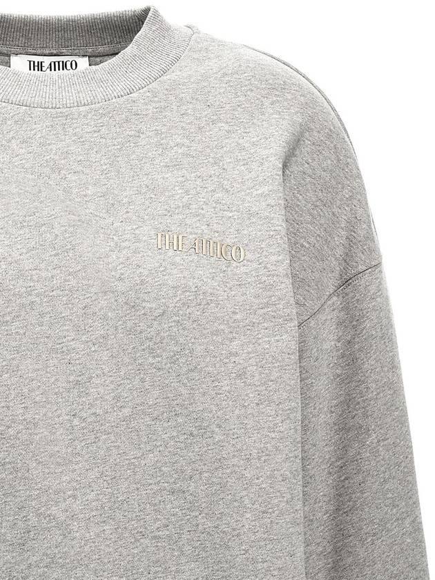 The Attico Logo Sweatshirt - THE ATTICO - BALAAN 3