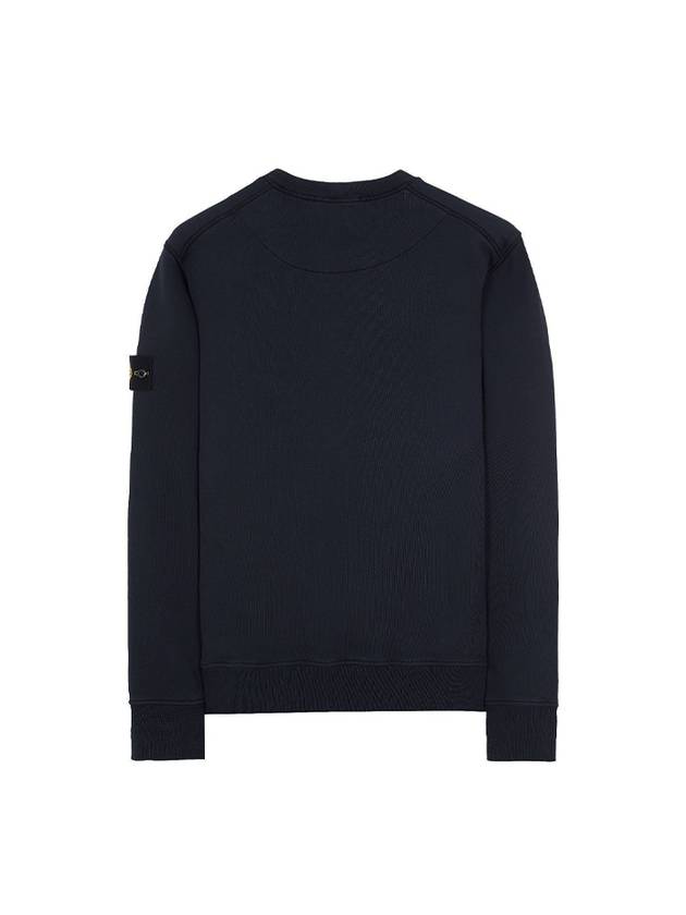 Wappen Patch Garment Dyed Sweatshirt Navy - STONE ISLAND - BALAAN 3