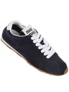 DP Sail 5E114E 054 F0008 Logo Suede Sneakers - MIU MIU - BALAAN 1