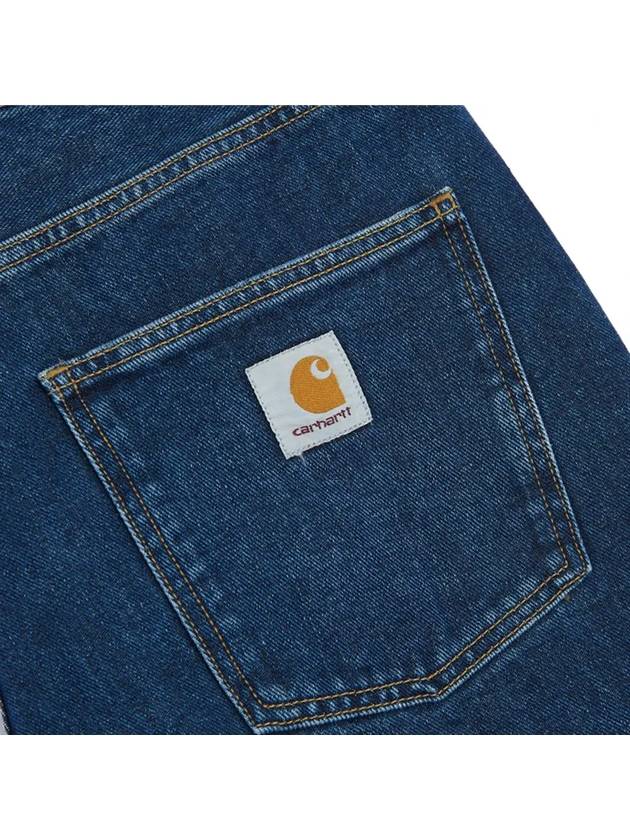 24SS Logo Patch NEWEL Denim Pants Jincheon I029208 0106 - CARHARTT - BALAAN 4