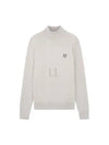 Fox Head Patch Turtleneck Knit Top Light Grey Melange - MAISON KITSUNE - BALAAN 2