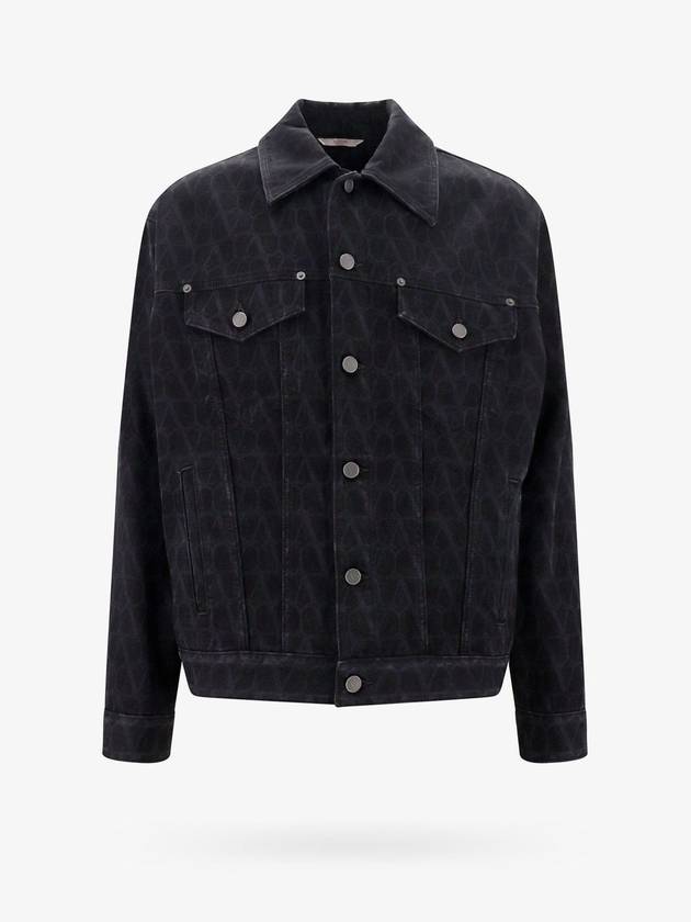 23 fw Denim Jacket WITH TOILE ICONOGRAPHE Print 3V3DC03C9L80NO B0650426676 - VALENTINO - BALAAN 1