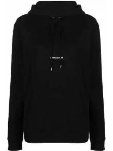 Back logo print hooded jacket black 725275TYD361000 - BALENCIAGA - BALAAN 1