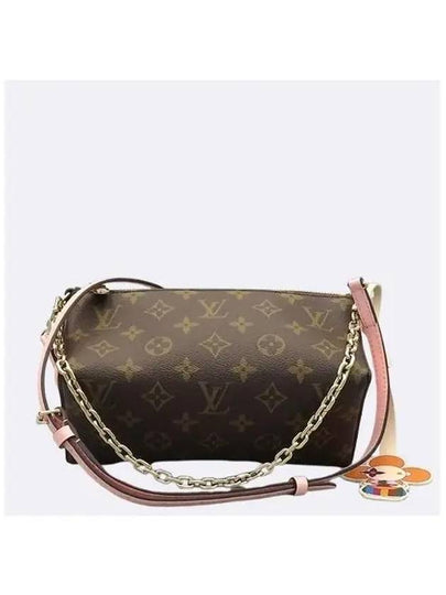 M11303 Rose Jasmine Pink Color Monogram Bloom Pouch Cross Strap - LOUIS VUITTON - BALAAN 2