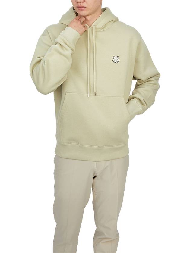 Bold Fox Head Patch Comfort Hoodie Green - MAISON KITSUNE - BALAAN 5