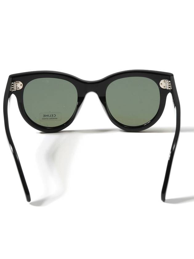Eyewear Mineral Glass Cat Eye Sunglasses Black - CELINE - BALAAN 5