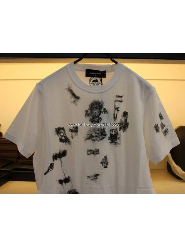 Men's Ink Mini Me Short Sleeve TShirt S74GC0938 - DSQUARED2 - BALAAN 3