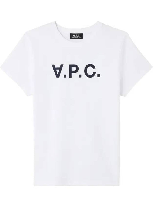 VPC Logo Short Sleeve T-Shirt White - A.P.C. - BALAAN 1