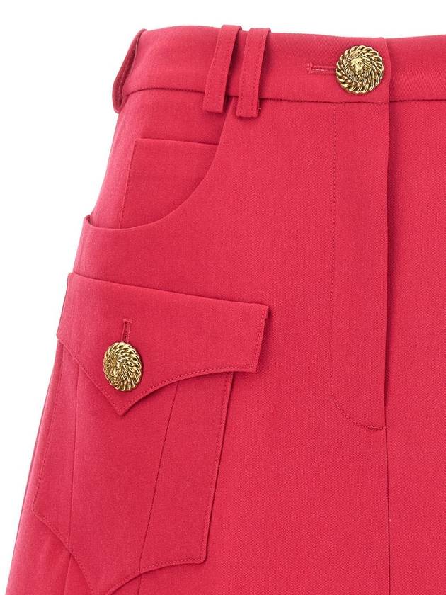 Balmain Logo Button Mini Skirt - BALMAIN - BALAAN 3