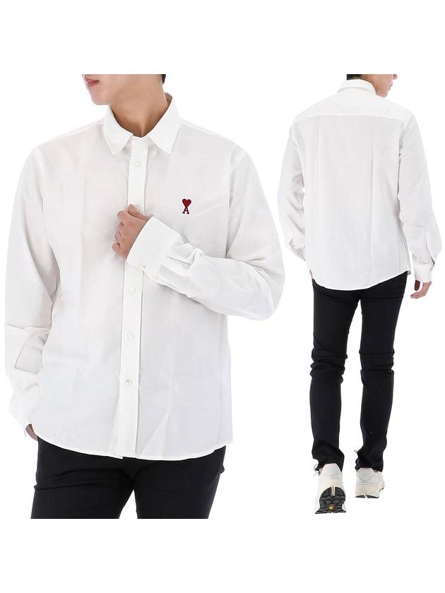 De Coech Long Sleeve Shirt White - AMI - BALAAN 2