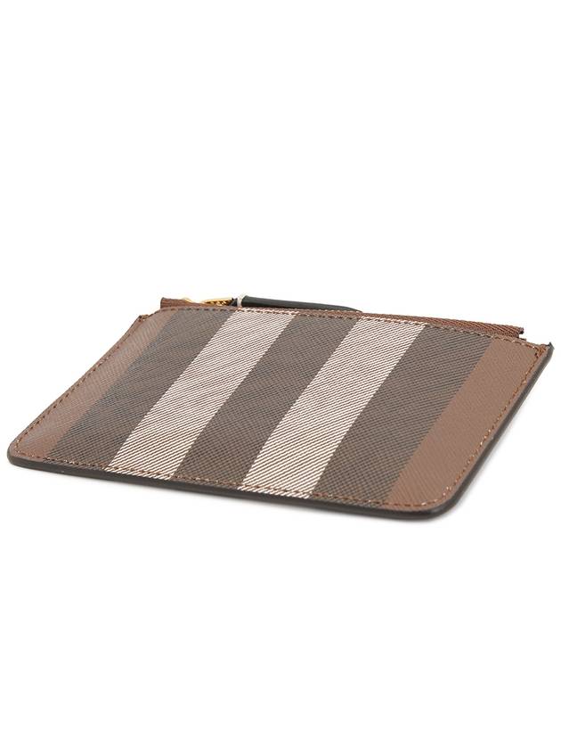 Check Motif Card Wallet Brown - BURBERRY - BALAAN 4