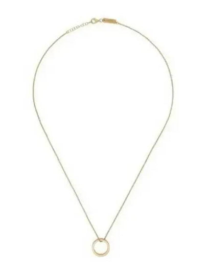 Numeric Minimal Signature Pendant Ring Necklace Gold - MAISON MARGIELA - BALAAN 2