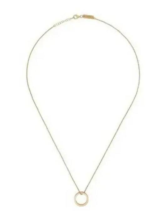 Numeric Minimal Signature Pendant Ring Necklace Gold - MAISON MARGIELA - BALAAN 2