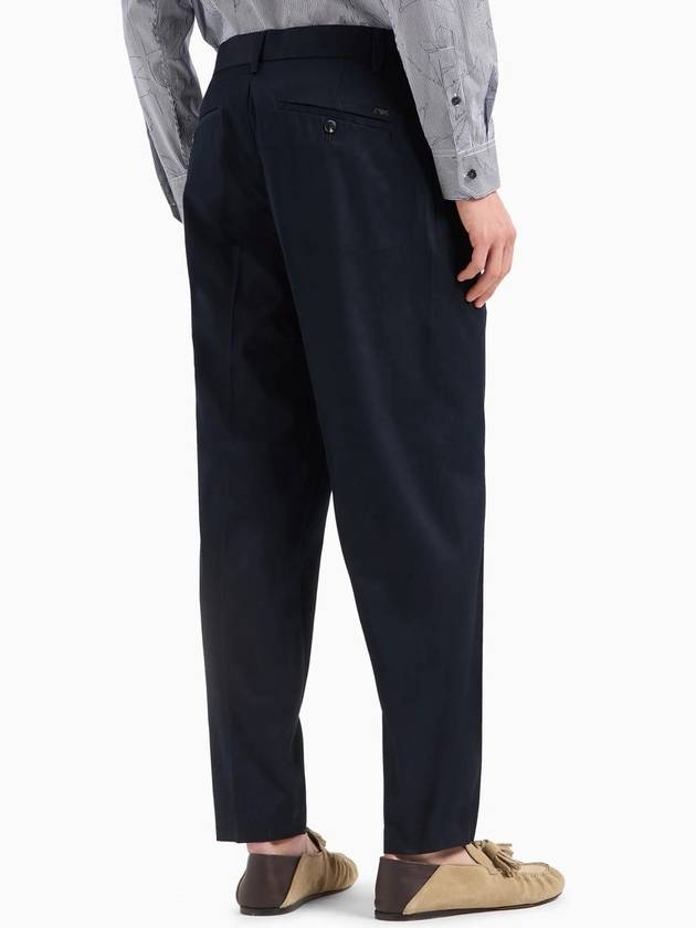 Straight Pants 3D1PE11NQTZ 0920 Blue - EMPORIO ARMANI - BALAAN 4