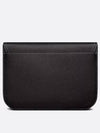 Saddle A4 Grained Calfskin Pouch Black - DIOR - BALAAN 5