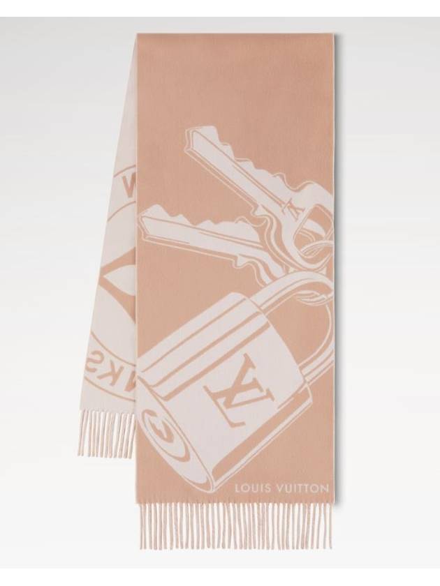 M90815 Lock and Key Scarf - LOUIS VUITTON - BALAAN 1