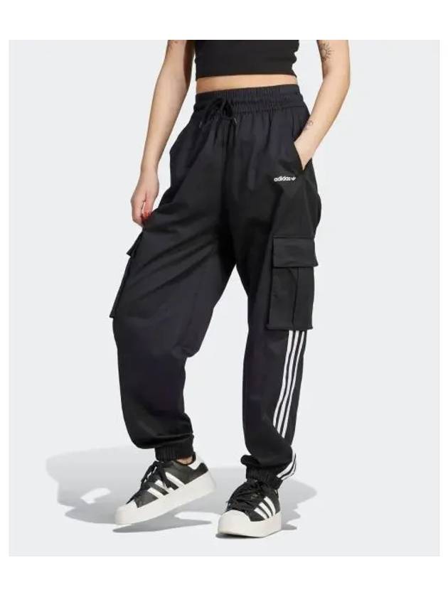 Tapered Jogger Cargo Track Pants Black - ADIDAS - BALAAN 2