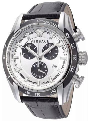 Versace V-Ray Chronograph Quartz Silver Dial Men's Watch VE2I00821 - VERSACE - BALAAN 1