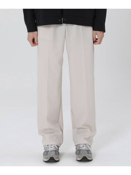 Unisex wide banding slacks standard ivory - PEPPERSEASONING - BALAAN 2