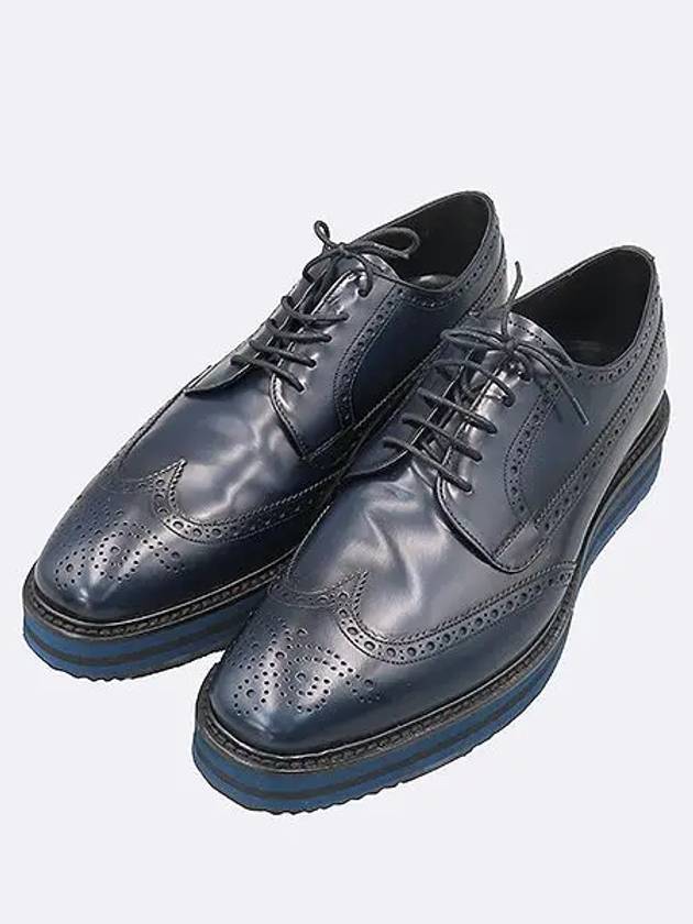 Smith Market Used Luxury Navy Shoes Men s - PRADA - BALAAN 5