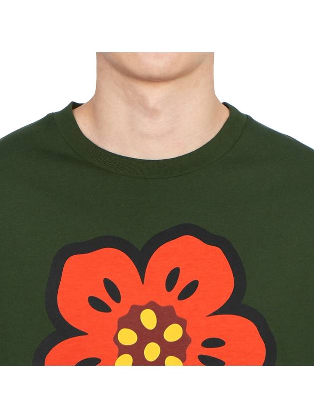 Balk Flower Men s Short Sleeve T Shirt 5TS445 4SO 51 235 - KENZO - BALAAN 5