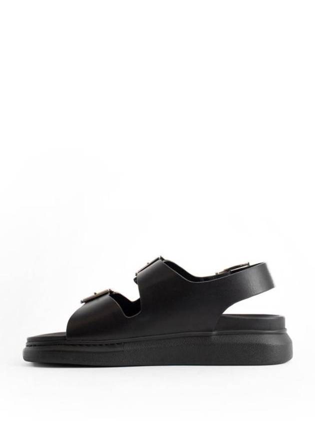 Hybrid Double Buckle Sandals Black - ALEXANDER MCQUEEN - BALAAN 3