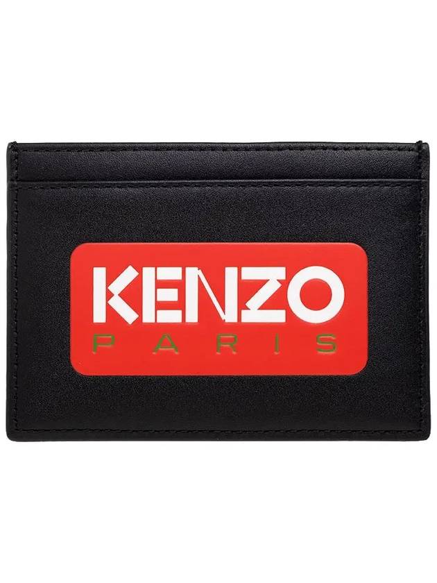 Signature Logo Card Wallet Black 5PM820 L41 99 - KENZO - BALAAN 1