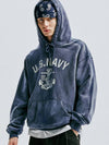 USN VTG Dying Hoodie Dusty Navy - KND - BALAAN 8