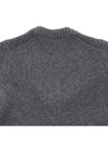 Women's Scoop Neck Pocket Knit Cardigan Grey - KHAITE - BALAAN 8