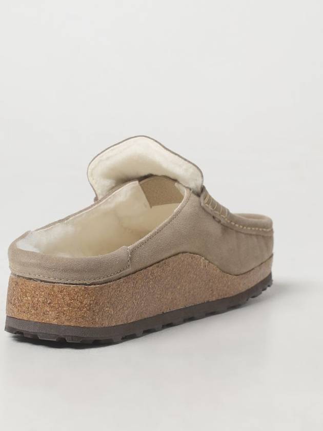 Naples Suede Mule Loafer Taupe Beige - BIRKENSTOCK - BALAAN 4