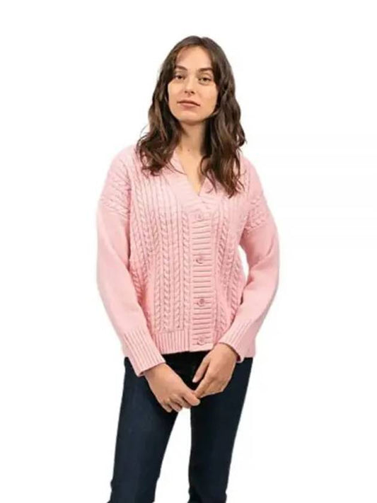 Women's Alba Cardigan Pink - SAINT JAMES - BALAAN 2