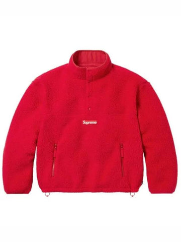 Polartec Reversible Pullover Shirring Anorak Jacket Red Men's Jacket J17 RD - SUPREME - BALAAN 1