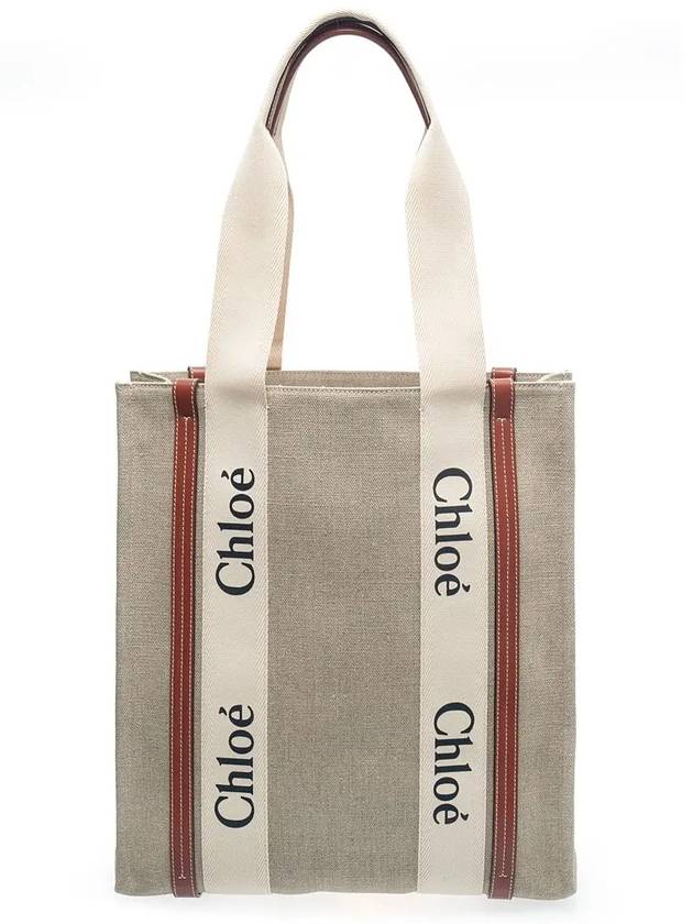 Woody Tote Bag Beige - CHLOE - BALAAN 3