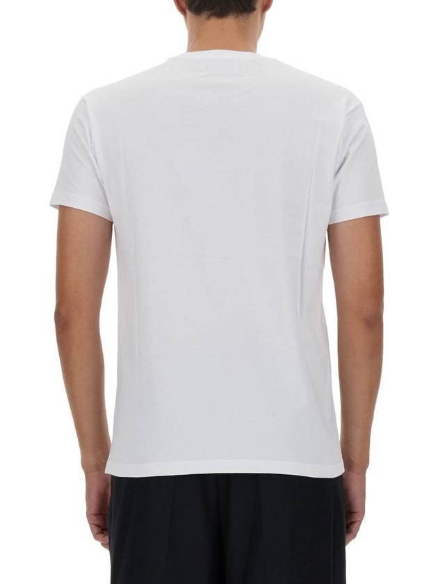 ORB Logo Cotton Short Sleeve T-Shirt White - VIVIENNE WESTWOOD - BALAAN 4