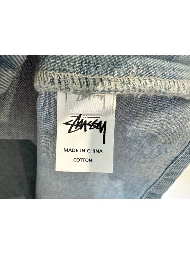 AU Australia Denim Shirt ST123S3403 Mid Blue WOMENS - STUSSY - BALAAN 6