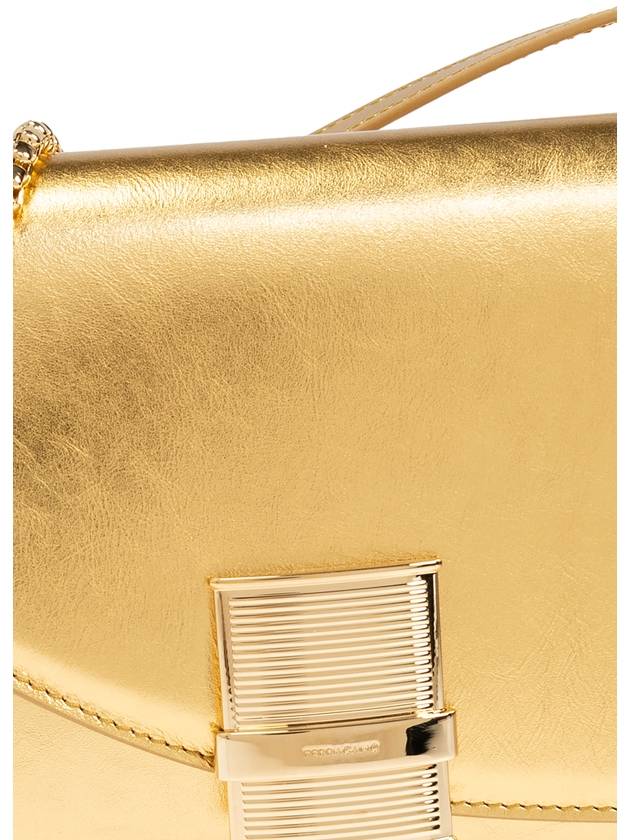 FERRAGAMO Shoulder Bag Fiamma XS, Women's, Gold - SALVATORE FERRAGAMO - BALAAN 6