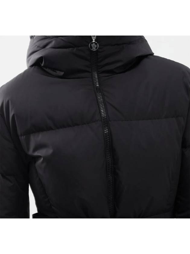 Sirli Belted Hooded Short Padding Black - MONCLER - BALAAN 5