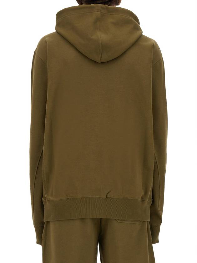 Hooded Sweatshirt N09HM519 F0X MILITARY GREEN - HELMUT LANG - BALAAN 4